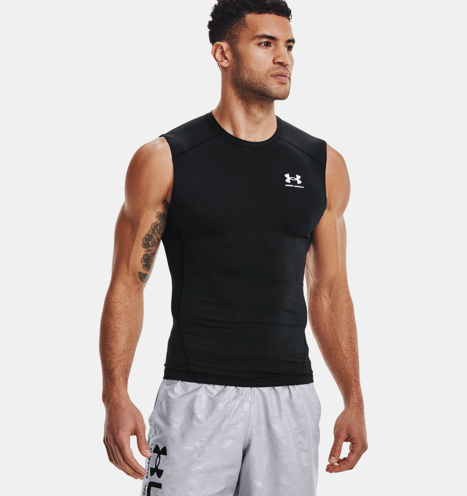 NOS UA  HG Armour Comp SL-BLK