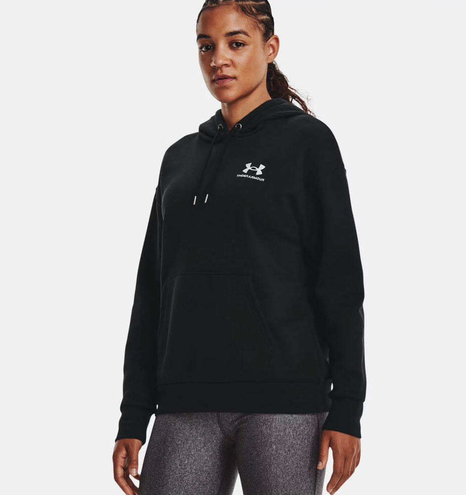 Essential Fleece Hoodie-BLK