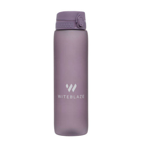 NOS BLAZE, Trinkflasche violett grau