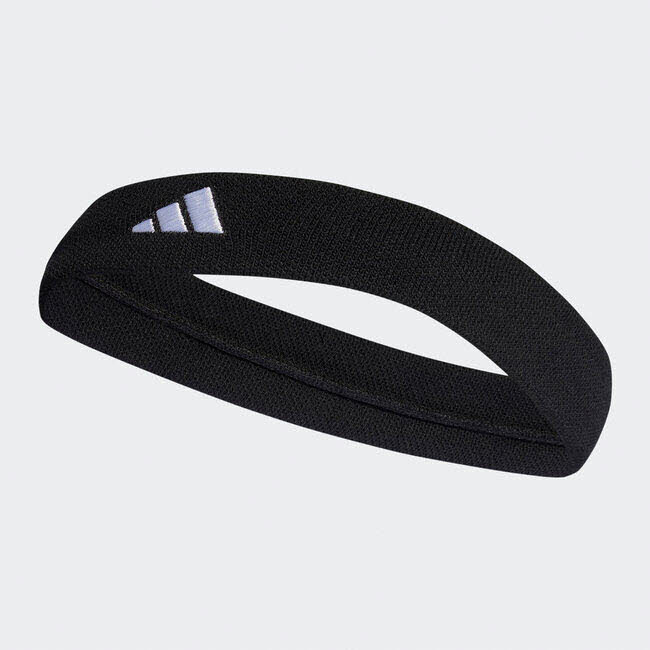 TENNIS HEADBAND,BLACK/WHITE