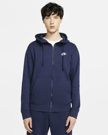 M NSW CLUB HOODIE FZ BB